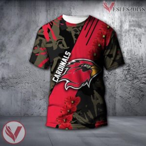 Lamar Cardinals NCAA With Red Poppy Flower 3D Shirt, Unique Gift For Fans - Vesles2014S