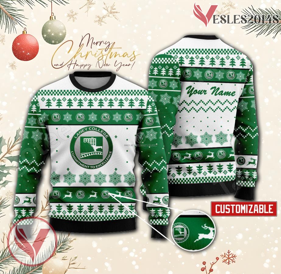 Laney College Custom Ugly Christmas Sweater, Unique Gift For Fans - Vesles2014s