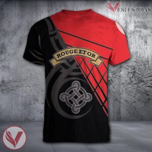 Laval Rouge et Or CA CIS Celtic Custom Shirt, Unique Gifts For Fans - Vesles2014s 1