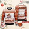 Leo Beer Logo Personalized Ugly Christmas Sweater, Unique Gift For Fans - Vesles2014s
