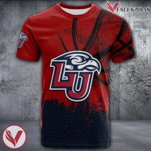 Liberty Flames Basketball Grunge Pattern Unique Personalized T Shirts - Vesles2014S