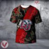 Liberty Flames NCAA With Red Poppy Flower 3D Shirt, Unique Gift For Fans - Vesles2014S