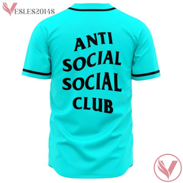 Light Blue Anti Social Custom Jersey - Vesles2014s 1