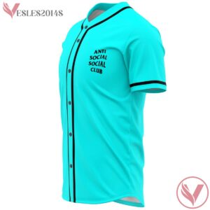 Light Blue Anti Social Custom Jersey - Vesles2014s 2