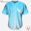 Light Blue Gradient Cool Illenium Rave Baseball Jersey For EDM Festivals, Gift Ideas For Ravers - Vesles2014s