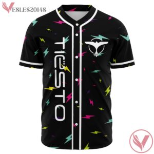 Lightning Bolt Pattern Let’s Dance Tiesto Jersey Baseball Custom - Vesles2014s