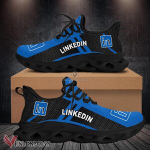 Linkedin Logo Custom Shoes, Best Running Shoes For Fans - Vesles2014S