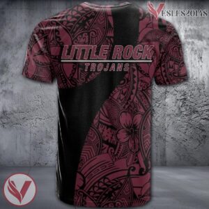 Little Rock Trojans NCAA Polynesian Pattern Shirt, Unique Gifts For Fans - Vesles2014s 1