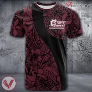 Little Rock Trojans NCAA Polynesian Pattern Shirt, Unique Gifts For Fans - Vesles2014s
