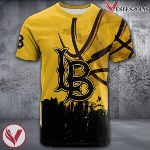 Long Beach State 49ers Basketball Grunge Pattern Unique Personalized T Shirts - Vesles2014S