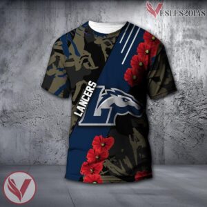 Longwood Lancers NCAA With Red Poppy Flower 3D Shirt, Unique Gift For Fans - Vesles2014S