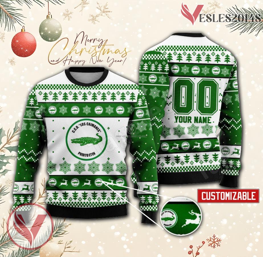 Los Caimanes Custom Ugly Christmas Sweater, Unique Gift For Fans - Vesles2014s