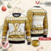 Louis Vuitton Logo Personalized Ugly Christmas Sweater, Unique Gift For Fans - Vesles2014s