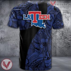 Louisiana Tech Bulldogs NCAA Polynesian Pattern Shirt, Unique Gifts For Fans - Vesles2014s 1