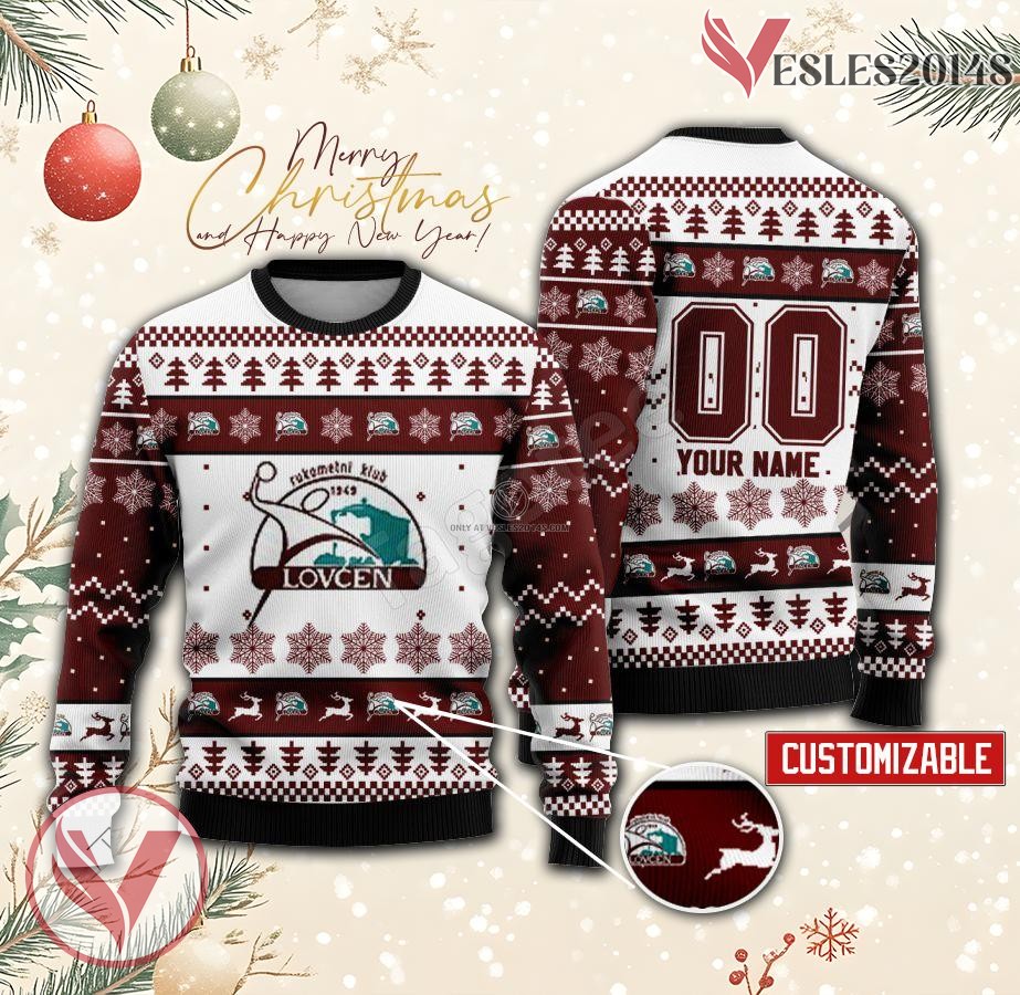 Lovcen Handball Custom Ugly Christmas Sweater, Unique Gift For Fans - Vesles2014s