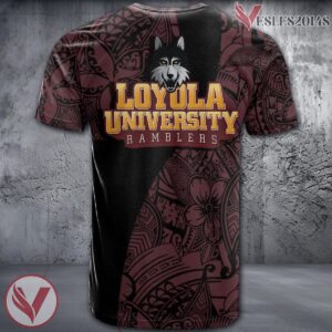 Loyola Ramblers NCAA Polynesian Pattern Shirt, Unique Gifts For Fans - Vesles2014s 1