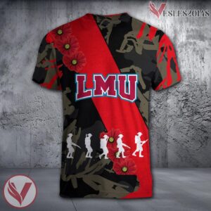 Loyola Ramblers NCAA With Red Poppy Flower 3D Shirt, Unique Gift For Fans - Vesles2014S 1