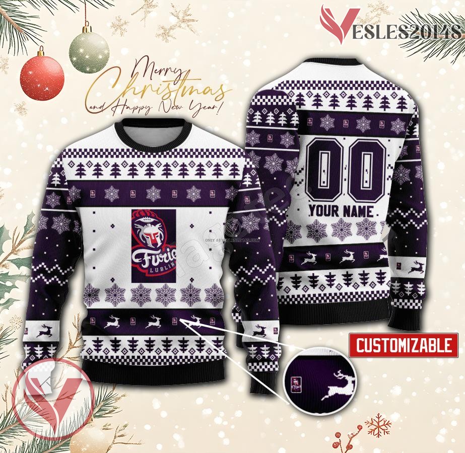 Lublin Women Basketball Custom Ugly Christmas Sweater, Unique Gift For Fans - Vesles2014s