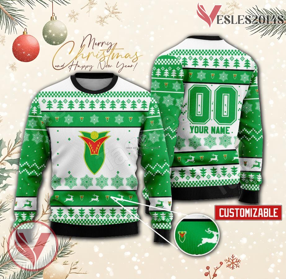 Luftëtari Gjirokastër Custom Ugly Christmas Sweater, Unique Gift For Fans - Vesles2014s