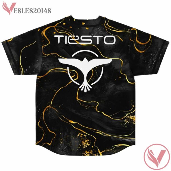 Luxury Black Gold Granite Pattern Tiesto Custom Jersey - Vesles2014s 1