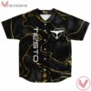 Luxury Black Gold Granite Pattern Tiesto Custom Jersey - Vesles2014s