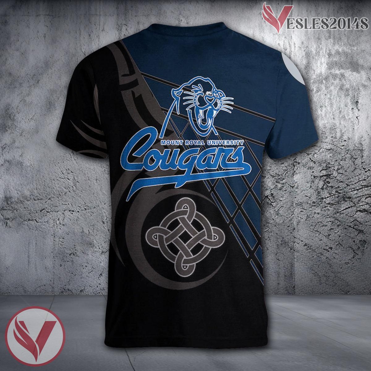 MRU Cougars CA CIS Celtic Custom Shirt, Unique Gifts For Fans - Vesles2014s 1