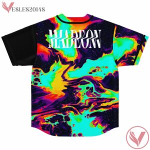 Madeon Advanture Logo Oil Slick Split Nina Custom  Jersey - Vesles2014s 1