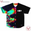 Madeon Advanture Logo Oil Slick Split Nina Custom  Jersey - Vesles2014s