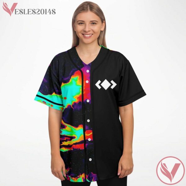 Madeon Advanture Logo Oil Slick Split Nina Custom  Jersey - Vesles2014s 2