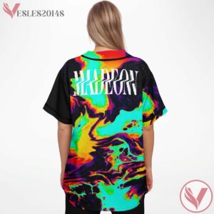 Madeon Advanture Logo Oil Slick Split Nina Custom  Jersey - Vesles2014s 3