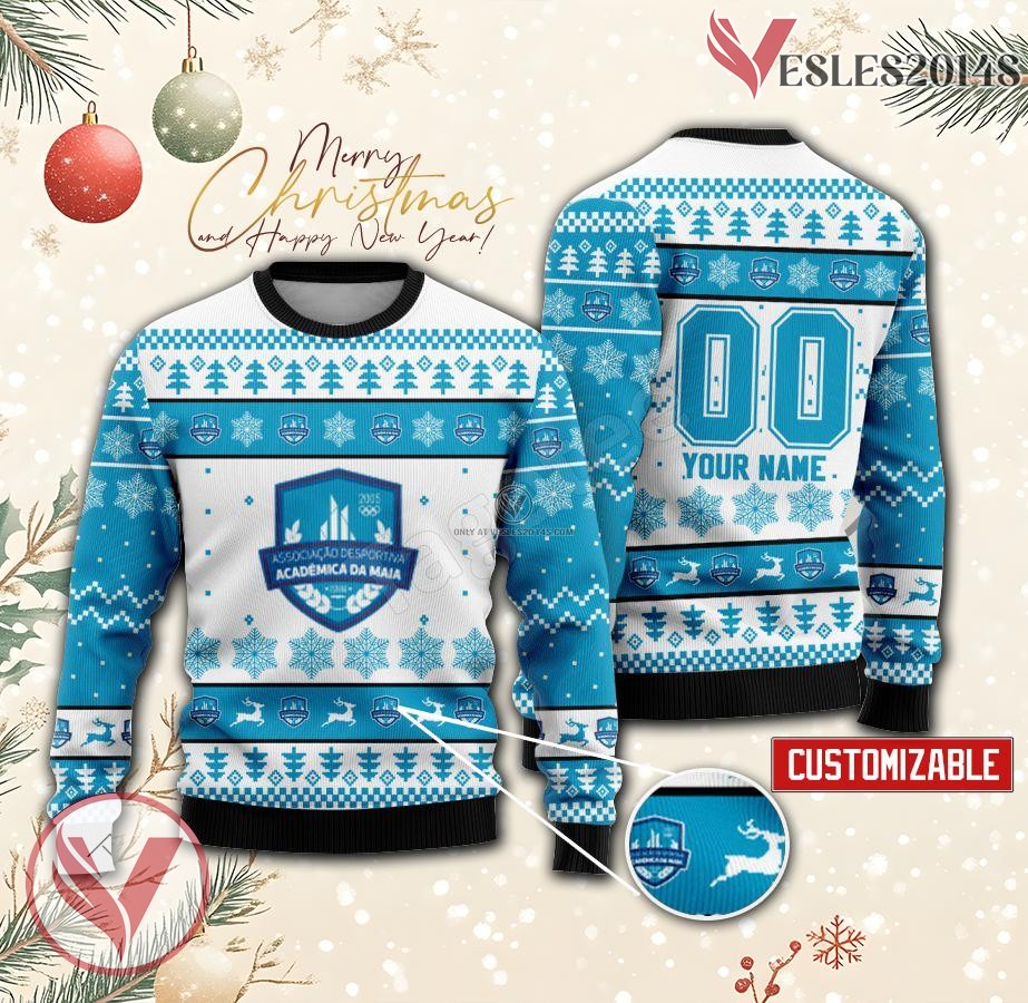 Maia-Ismai Handball Custom Ugly Christmas Sweater, Unique Gift For Fans - Vesles2014s