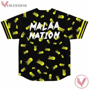 Malaa Nation Black And Yellow Nick Ma Custom Jersey - Vesles2014s 1