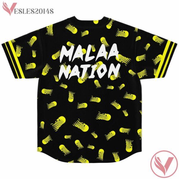 Malaa Nation Black And Yellow Nick Ma Custom Jersey - Vesles2014s 1