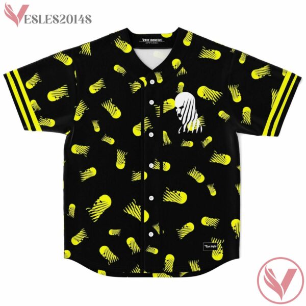 Malaa Nation Black And Yellow Nick Ma Custom Jersey - Vesles2014s