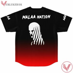 Malaa Nation Red Sublimated Christopher custom jersey - Vesles2014s 1
