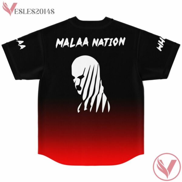 Malaa Nation Red Sublimated Christopher custom jersey - Vesles2014s 1