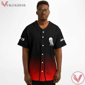 Malaa Nation Red Sublimated Christopher custom jersey - Vesles2014s 2