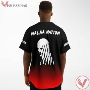Malaa Nation Red Sublimated Christopher custom jersey - Vesles2014s 3