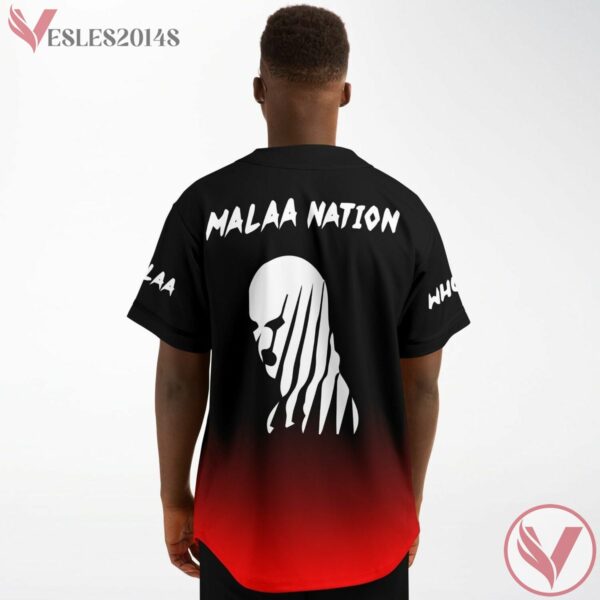 Malaa Nation Red Sublimated Christopher custom jersey - Vesles2014s 3