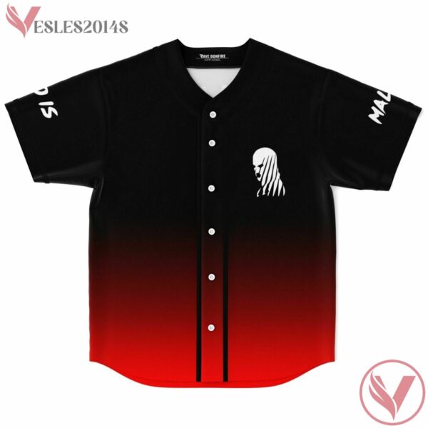 Malaa Nation Red Sublimated Christopher custom jersey - Vesles2014s