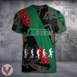 Manhattan Jaspers NCAA With Red Poppy Flower 3D Shirt, Unique Gift For Fans - Vesles2014S 1
