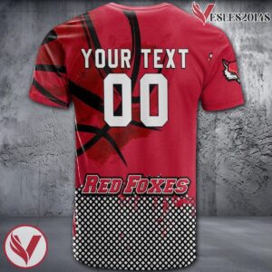 Marist Red Foxes Basketball Grunge Pattern Unique Personalized T Shirts - Vesles2014S 1