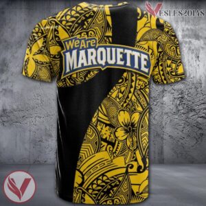 Marquette Golden Eagles NCAA Polynesian Pattern Shirt, Unique Gifts For Fans - Vesles2014s 1