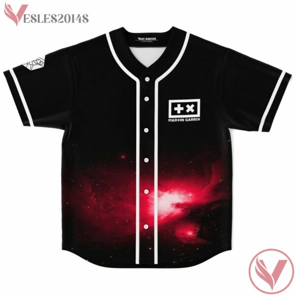 Martin Garrix Black Custom Basbell Jersey, Outfit For EDM Festivals - Vesles2014s