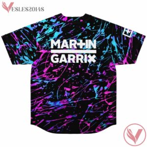 Martin Garrix Paint Splatters Baseball Jersey For EDM Festivals - Vesles2014s 1