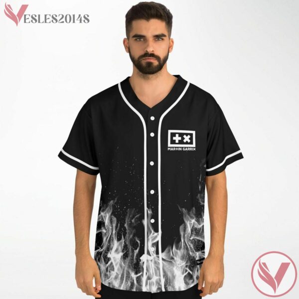 Martin Garrix White Fire Black Jersey For EDM Festivals - Vesles2014s 1