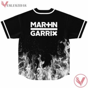 Martin Garrix White Fire Black Jersey For EDM Festivals - Vesles2014s 3