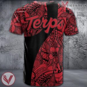 Maryland Terrapins NCAA Polynesian Pattern Shirt, Unique Gifts For Fans - Vesles2014s 1