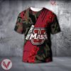 Massachusetts Minutemen NCAA With Red Poppy Flower 3D Shirt, Unique Gift For Fans - Vesles2014S