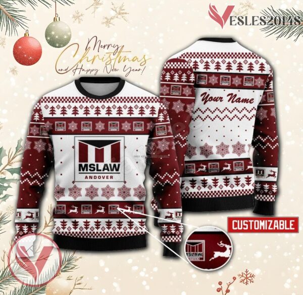 Massachusetts School of Law Custom Ugly Christmas Sweater, Unique Gift For Fans - Vesles2014s
